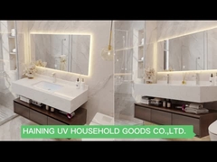 στερεά ξύλινη ματαιοδοξία γραφείων ματαιοδοξίας λουτρών 80*25*50cm που τίθεται με το νεροχύτη